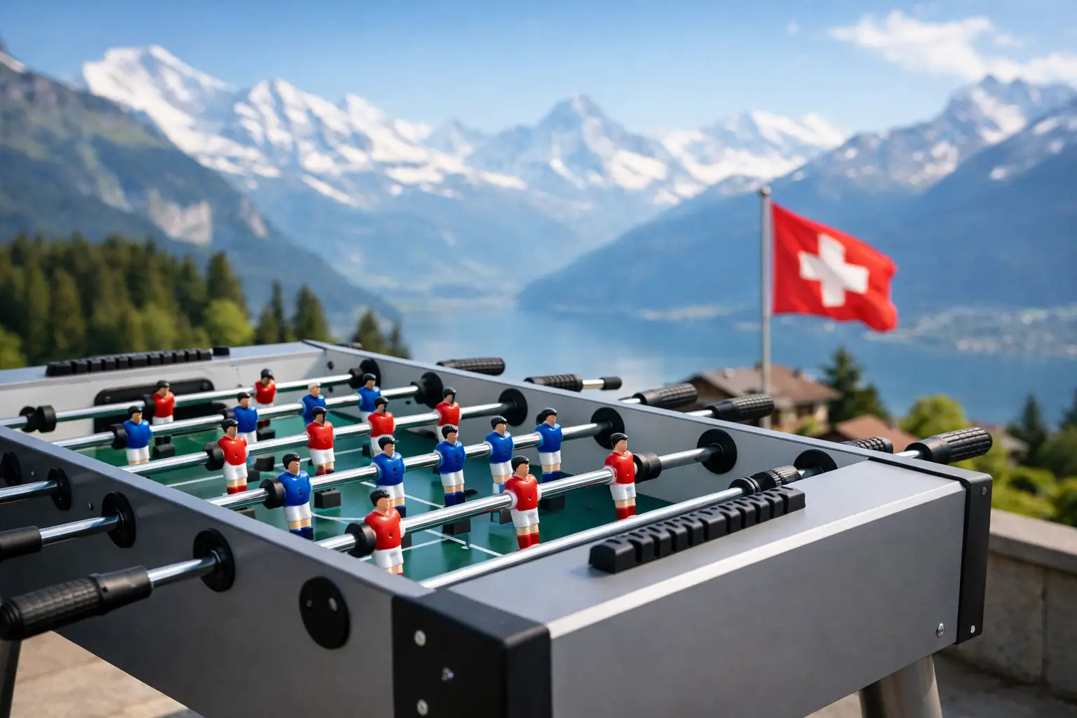 Garlando Kicker Test für die Schweiz