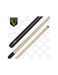 Queue de billard de luxe monobloc 140 cm avec procédé à visser PVC 12 mm