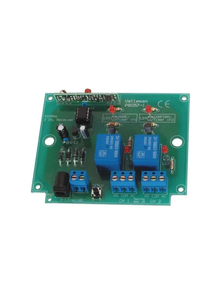 Récepteur RF 2 canaux avec émetteur