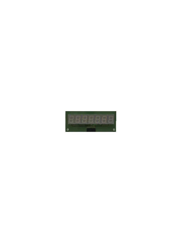 Flipper Display 7-stellig Numerisch