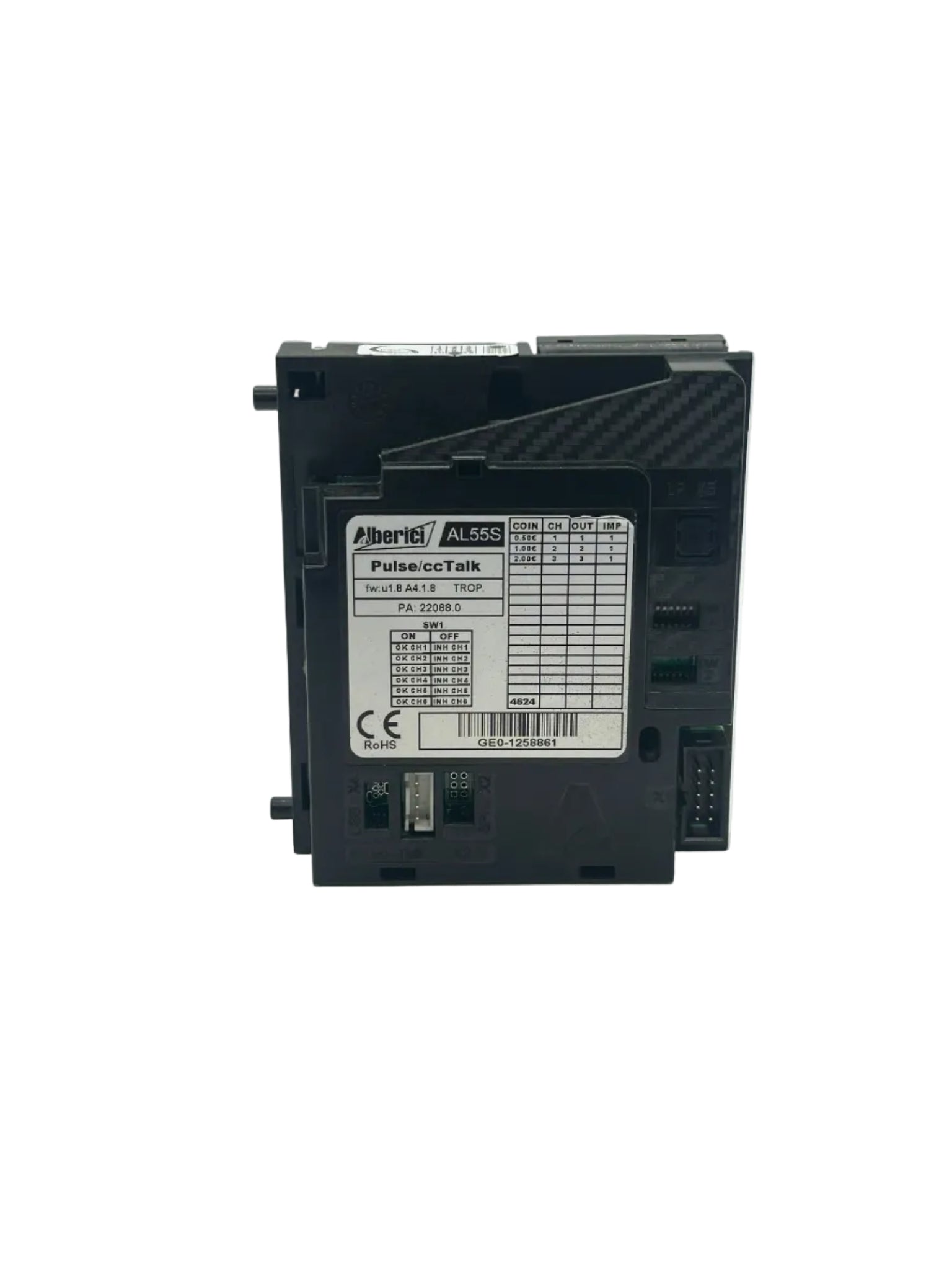 Elektronischer Münzprüfer Alberici AL55  S cc-Talk/Puls