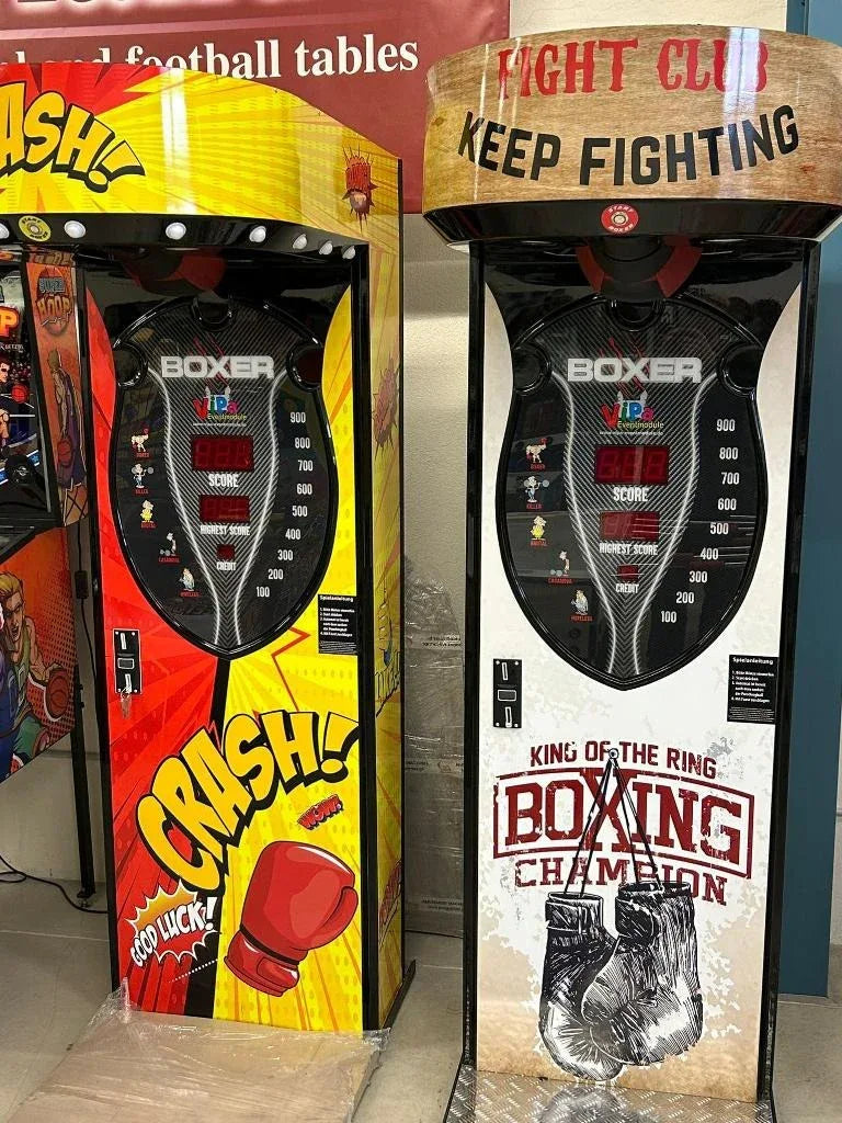 Boxautomat mit LED – Ausstellungsstück im Comix-Design