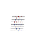 Jeu de barres Garlando World Champion 3mm avec butées en caoutchouc