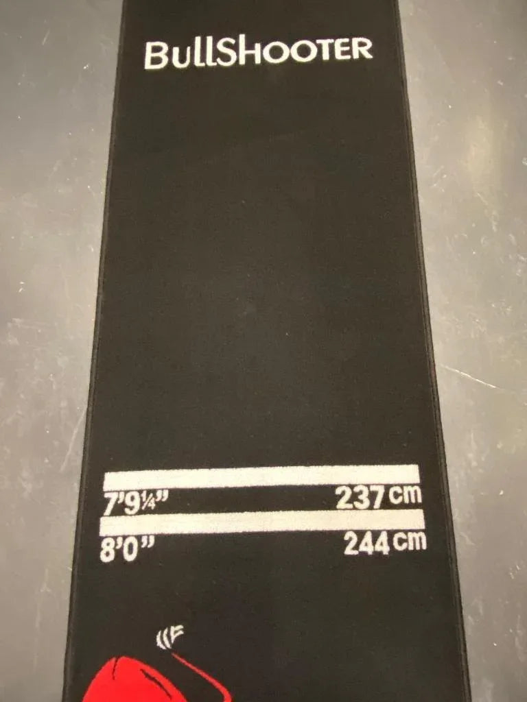 Tapis de fléchettes Bullshooter avec deux lignes de lancer