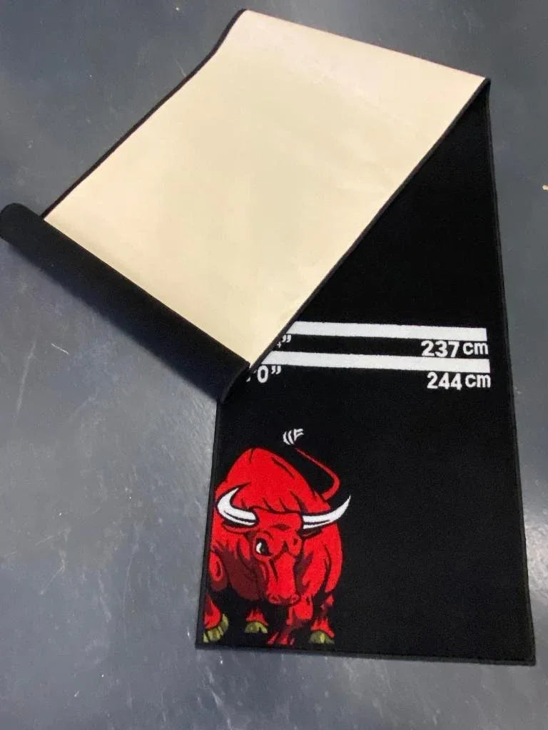 Tapis de fléchettes Bullshooter avec deux lignes de lancer