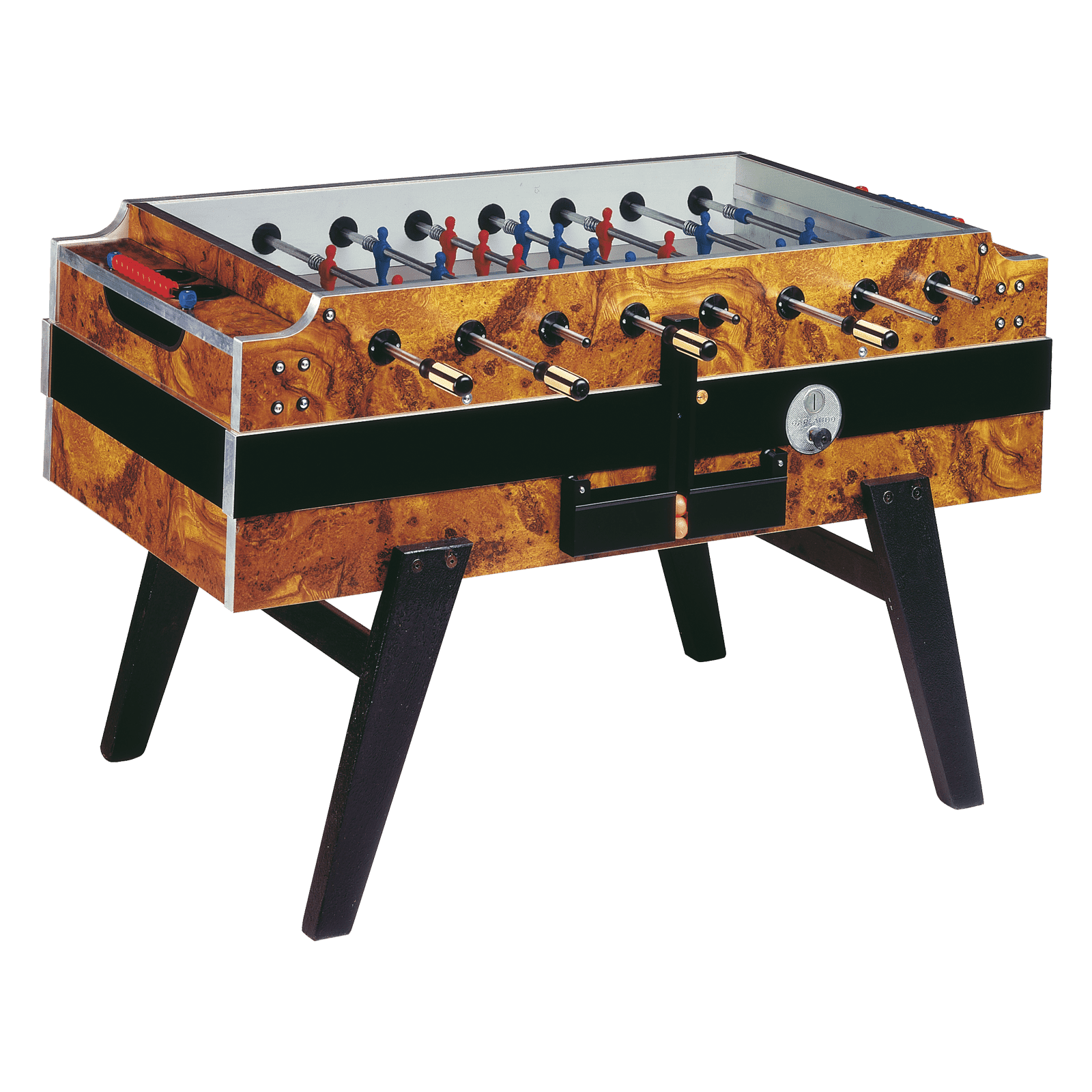 Coperto De Luxe, Fussballtisch Garlando LED Beleuchtung,  Münzsystem elektronisch