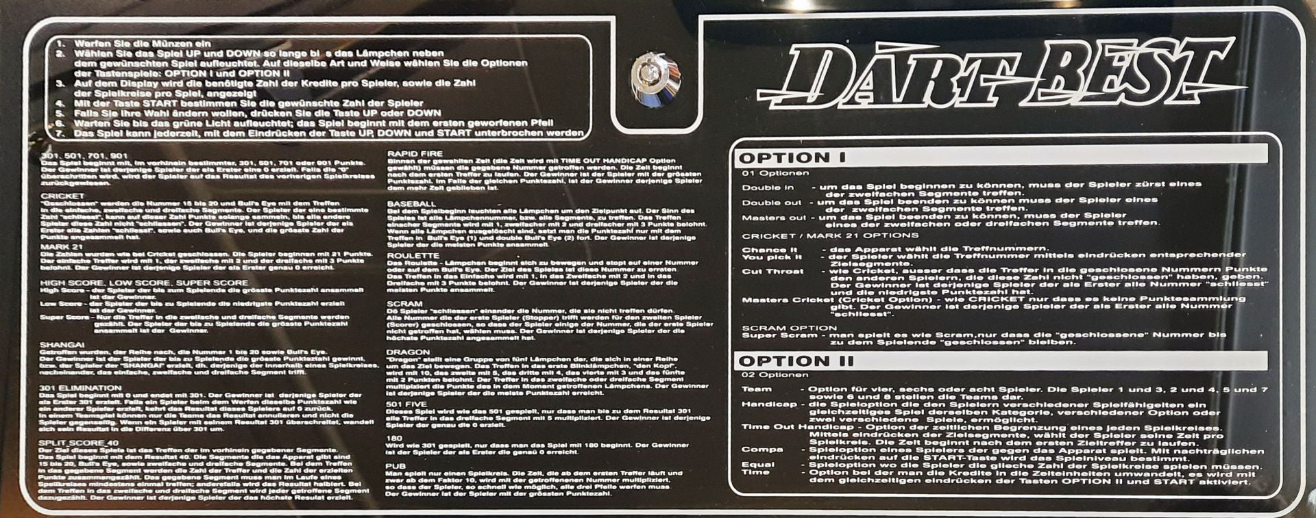 DartBest 8 Spieler E-Dartautomat