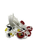 Flippergummi Satz Weiss 