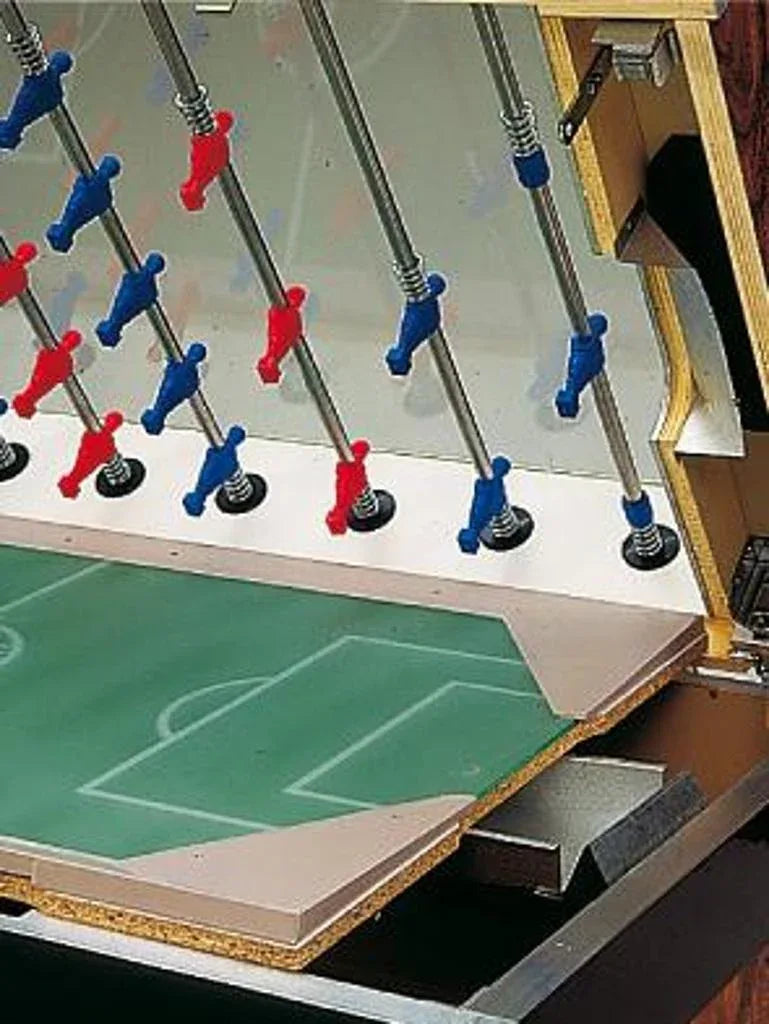 Fussballtisch Garlando Olympic Silver Münzsystem elektronisch, Spielfeld-Beleuchtung