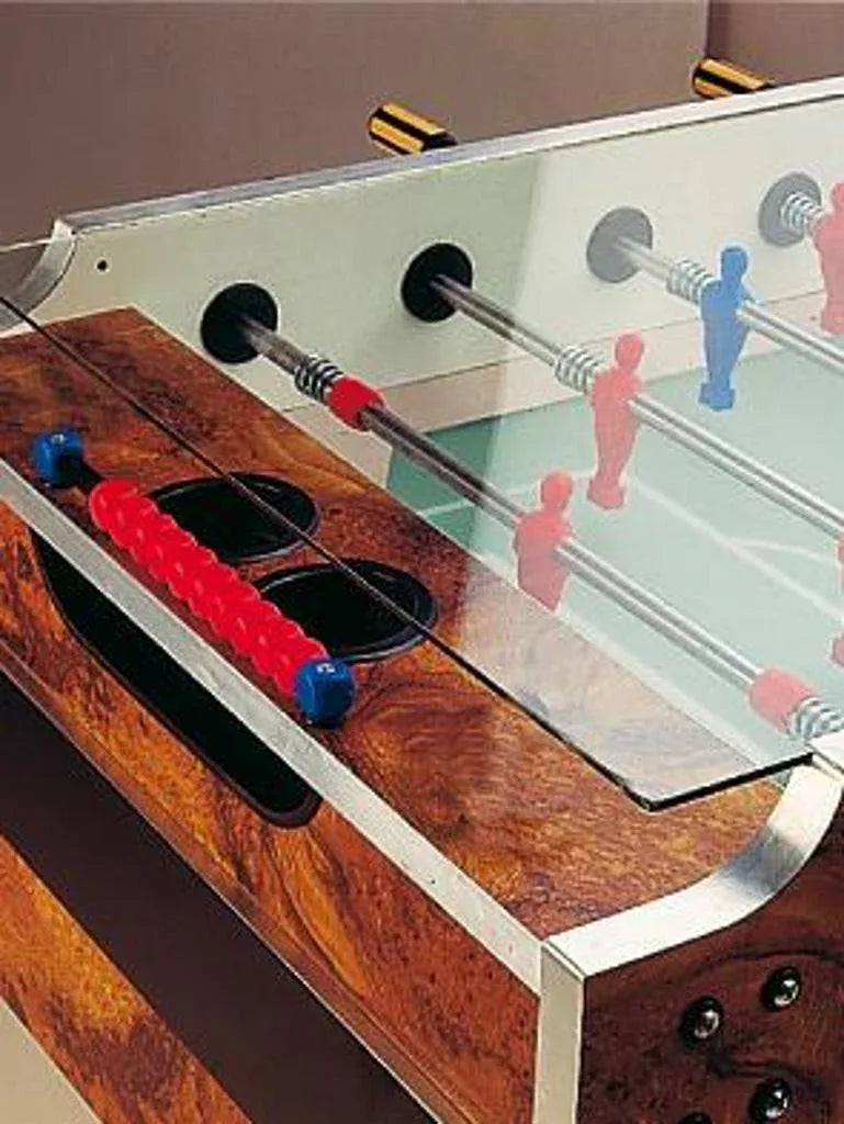 Fussballtisch Garlando Olympic Silver Münzsystem elektronisch, Spielfeld-Beleuchtung