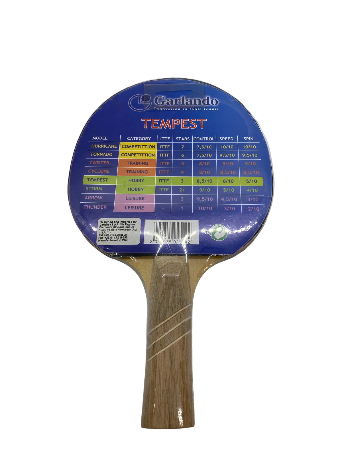 Garlando Tempest, 3 Sterne 1