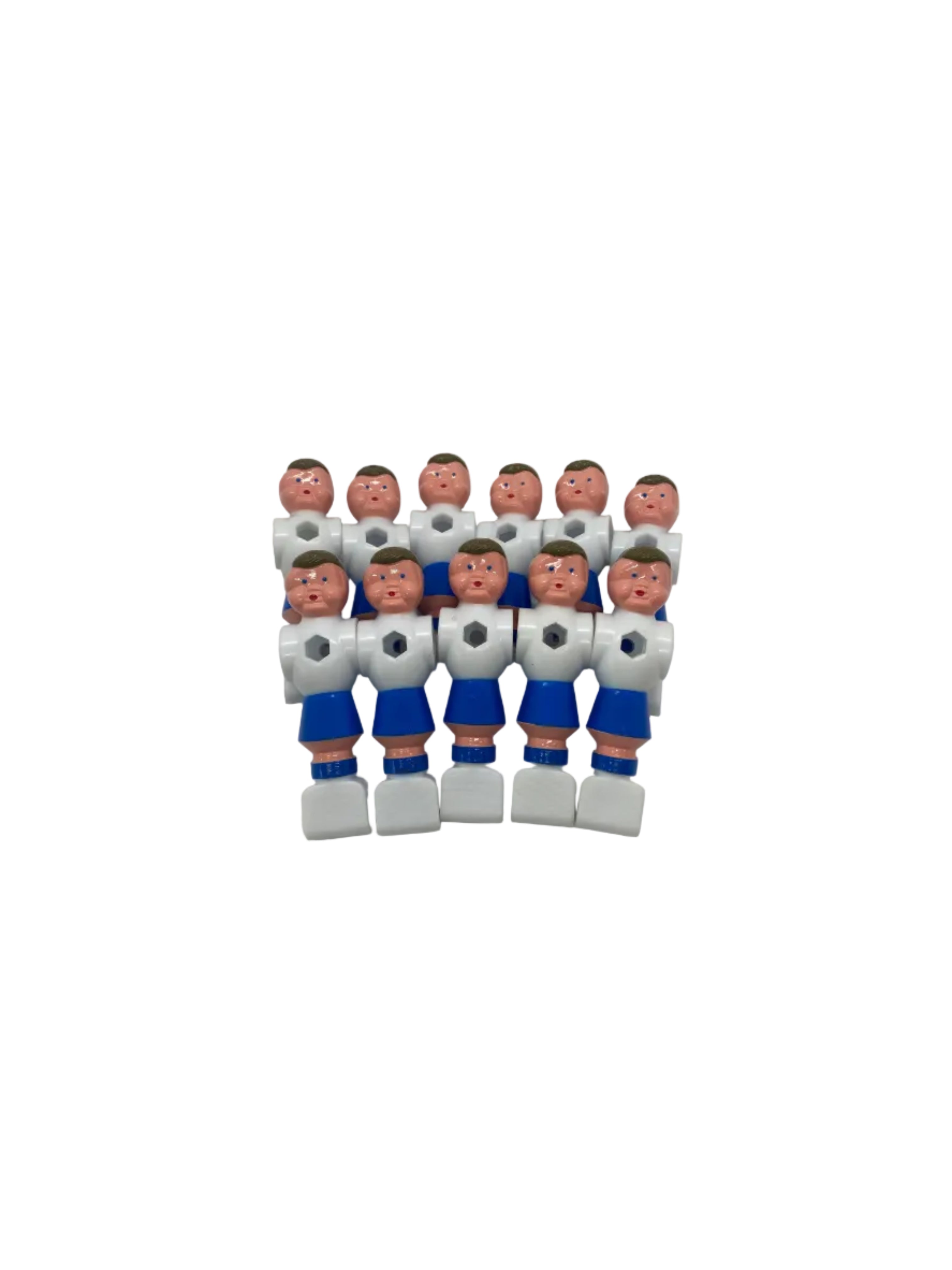 Joueurs de baby-foot figurines PVC Bleu 13mm