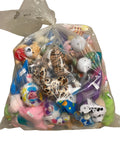 Peluches en sac 60 pièces