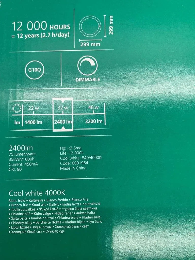 Tube fluorescent circulaire T9 32W BC