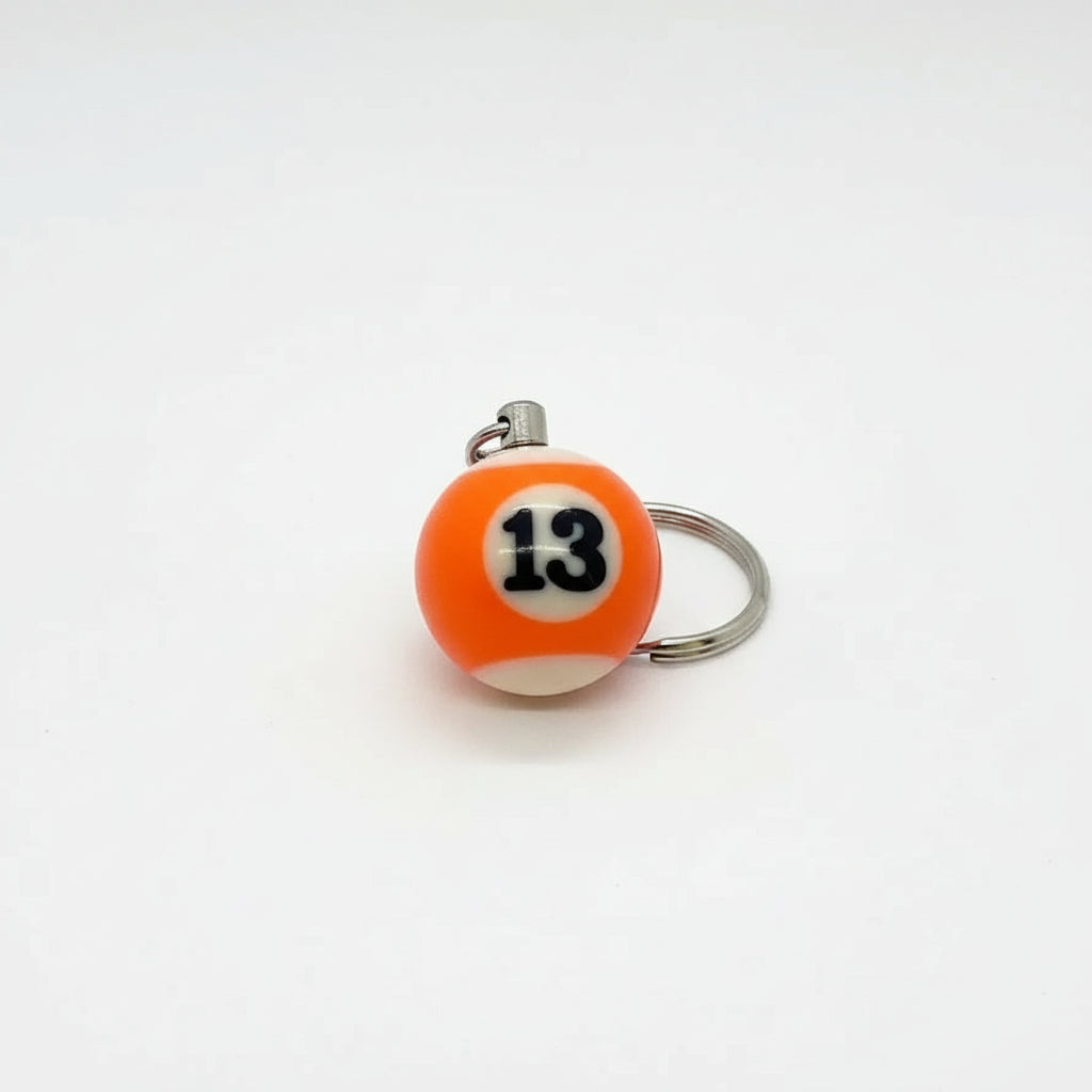 Porte-clés en forme de boules de billard