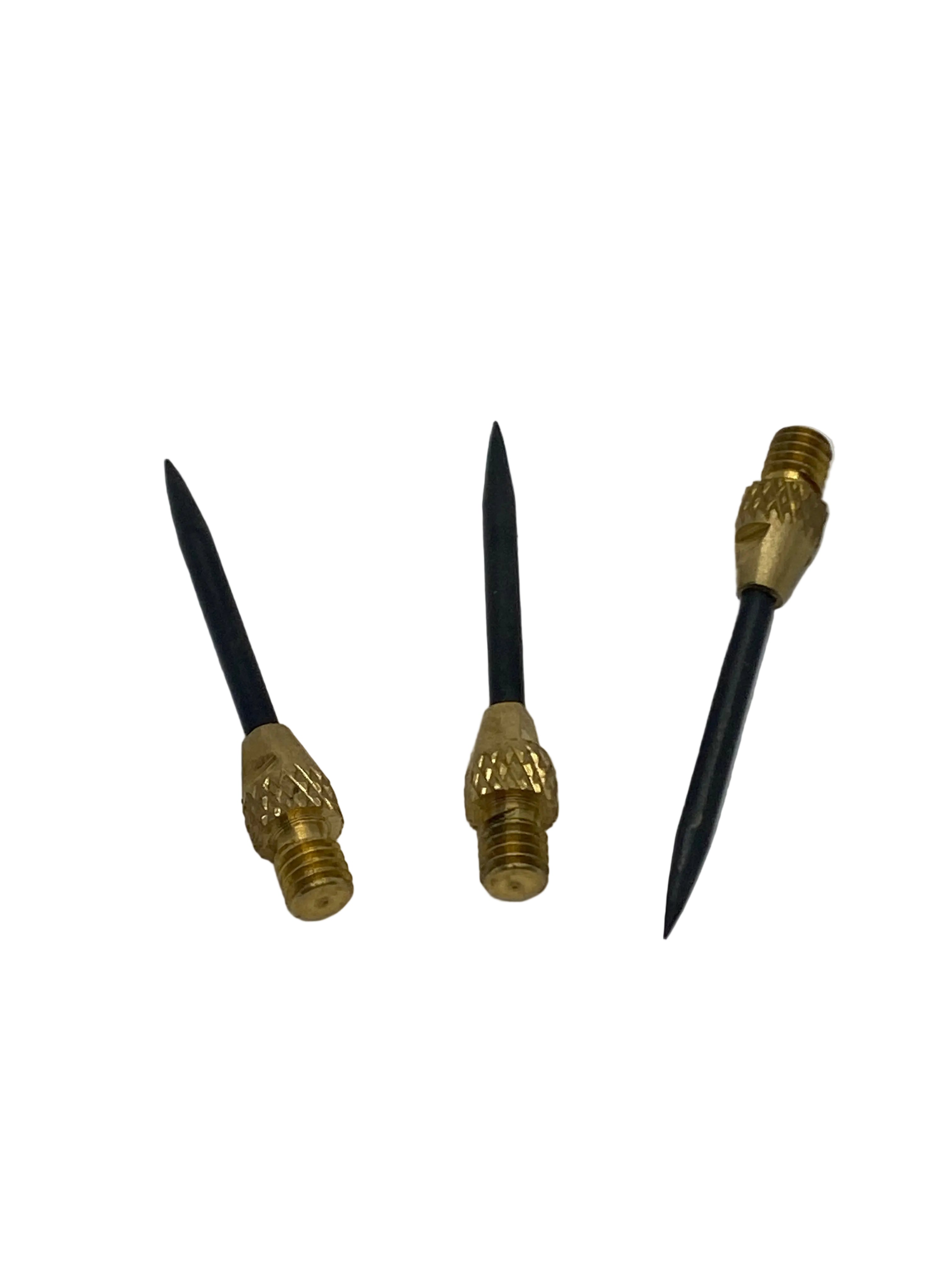 Pointes de fléchettes en acier - Filetage 2BA fin 6 mm