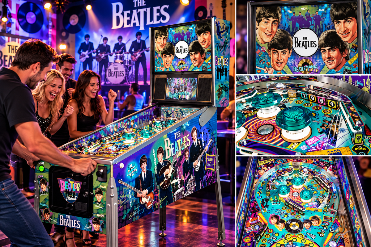 The Beatles Platinum Flipperautomat – Musikgeschichte trifft legendären Flipperspass