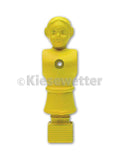 Kickerfigur "Soccer Queen / Frauen"  Gelb