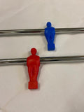 Garlando Einzelstangen 1-5 Figuren Standard Fussform eckig