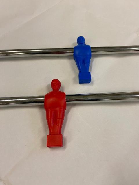 Garlando Einzelstangen 1-5 Figuren Standard Fussform eckig