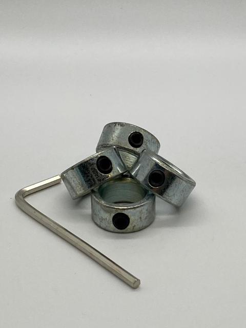 Metall-Torwartstangen-Stopper Garlando "Stellring-Set 4 Stück"